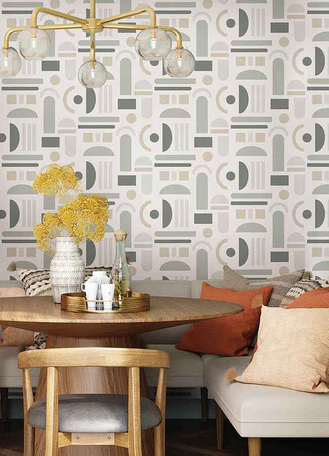 Sage Wiles Peel & Stick Wallpaper - York Wallcoverings - NUS4943 - York Wallcoverings Wallpaper