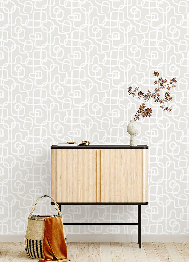 cream-niko-peel-and-stick-wallpaper-york-wallcoverings-nus4941 - York Wallcoverings Wallpaper