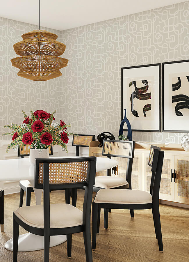 cream-niko-peel-and-stick-wallpaper-york-wallcoverings-nus4941 - York Wallcoverings Wallpaper