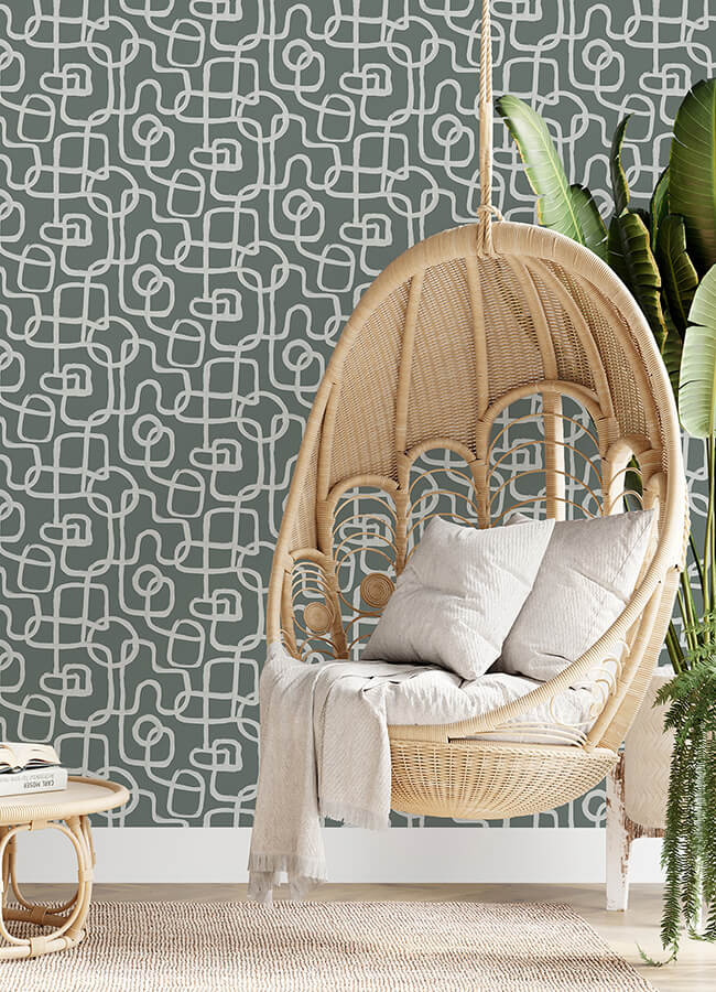 grey-niko-peel-and-stick-wallpaper-york-wallcoverings-nus4942 - York Wallcoverings Wallpaper