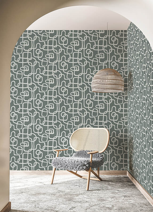 grey-niko-peel-and-stick-wallpaper-york-wallcoverings-nus4942 - York Wallcoverings Wallpaper
