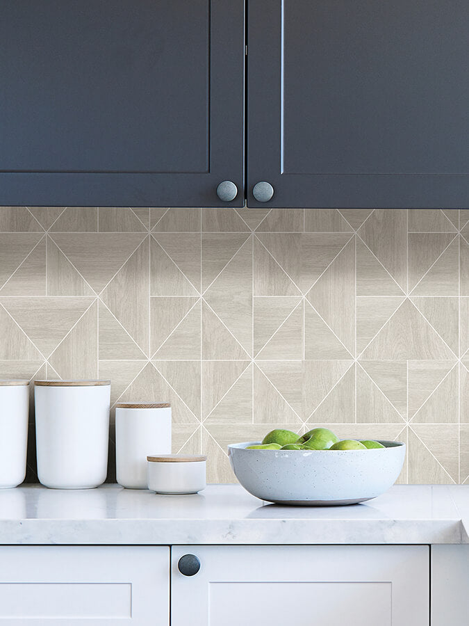taupe-lazlo-peel-and-stick-wallpaper-york-wallcoverings-nus4408 - York Wallcoverings Wallpaper