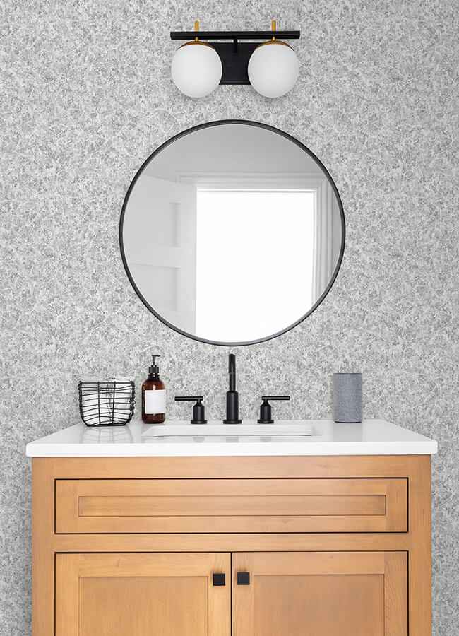 Hepworth Grey Texture Wallpaper - York Wallcoverings - 2980-26178 - York Wallcoverings Wallpaper