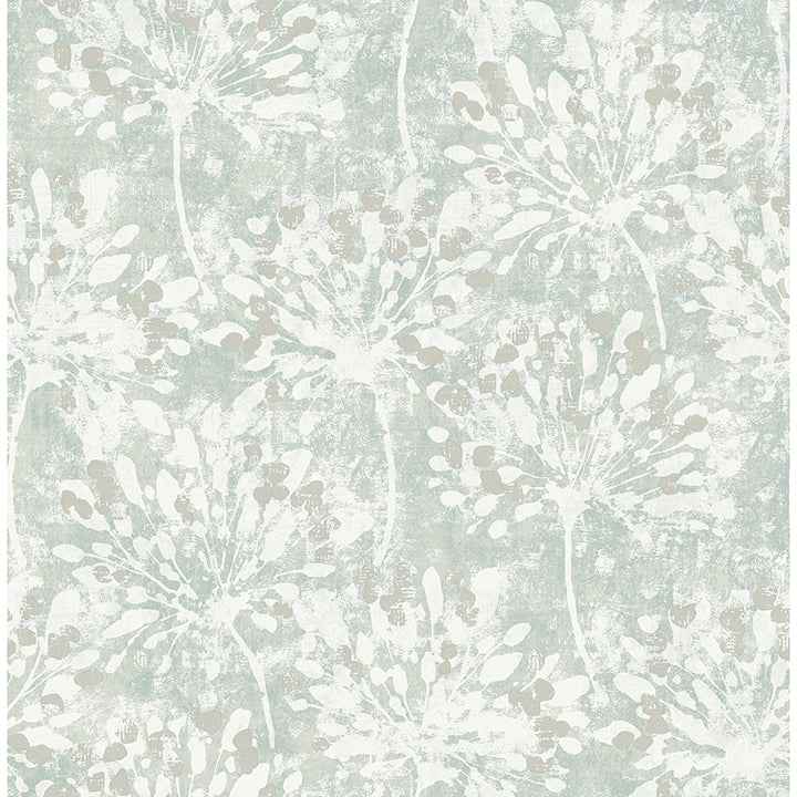 Dori Light Green Painterly Floral Wallpaper - York Wallcoverings - 2980-26191 - York Wallcoverings Wallpaper