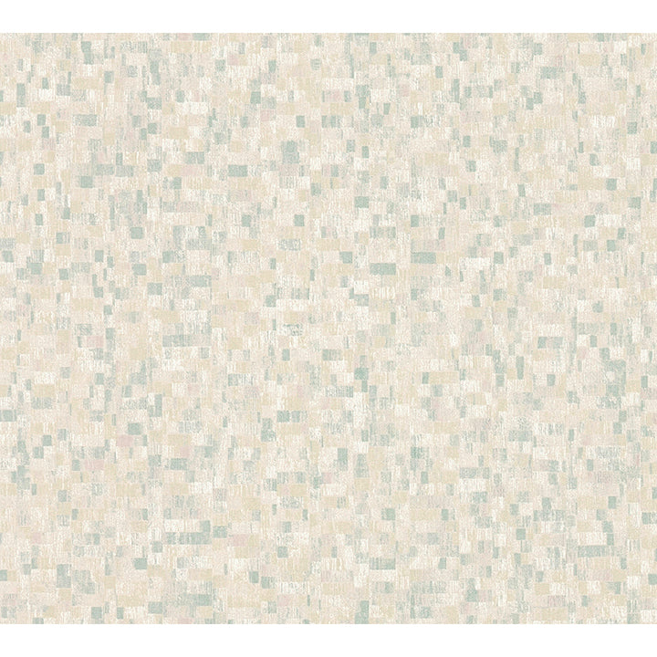 albers-teal-squares-wallpaper-york-wallcoverings-2980-38593-1 - York Wallcoverings Wallpaper