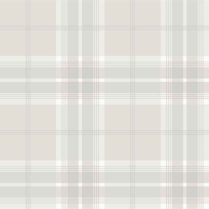 Sala White Plaid Wallpaper - York Wallcoverings - 2980-92123 - York Wallcoverings Wallpaper