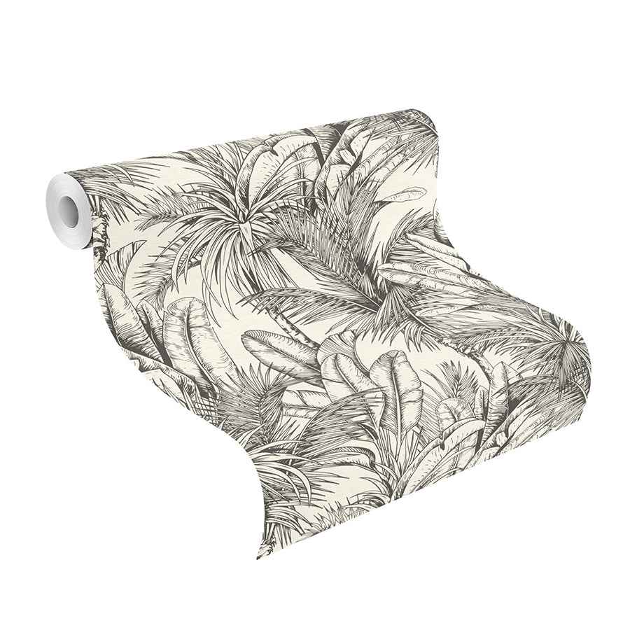Serra White Palm Wallpaper - York Wallcoverings - 2980-478013 - York Wallcoverings Wallpaper