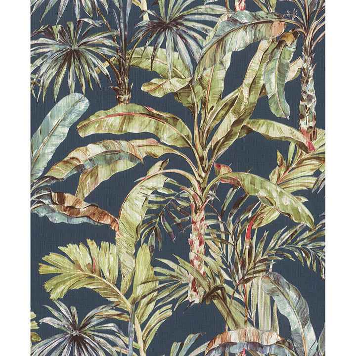 Calle Blue Tropical Wallpaper - York Wallcoverings - 2980-485288 - York Wallcoverings Wallpaper