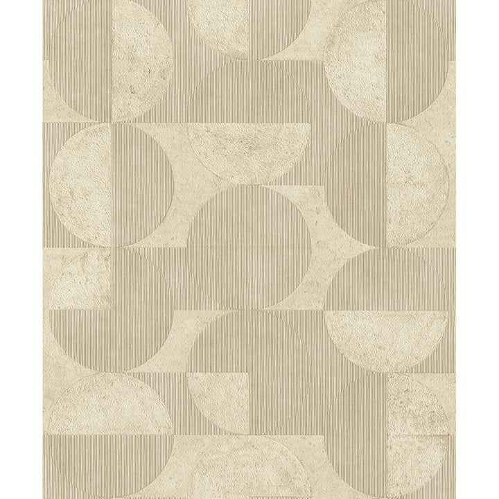 Barcelo Beige Circles Wallpaper - York Wallcoverings - 2980-521337 - York Wallcoverings Wallpaper