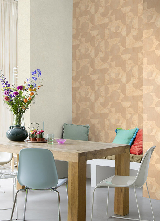 barcelo-light-brown-circles-wallpaper-york-wallcoverings-2980-521344 - York Wallpaper Wallpaper
