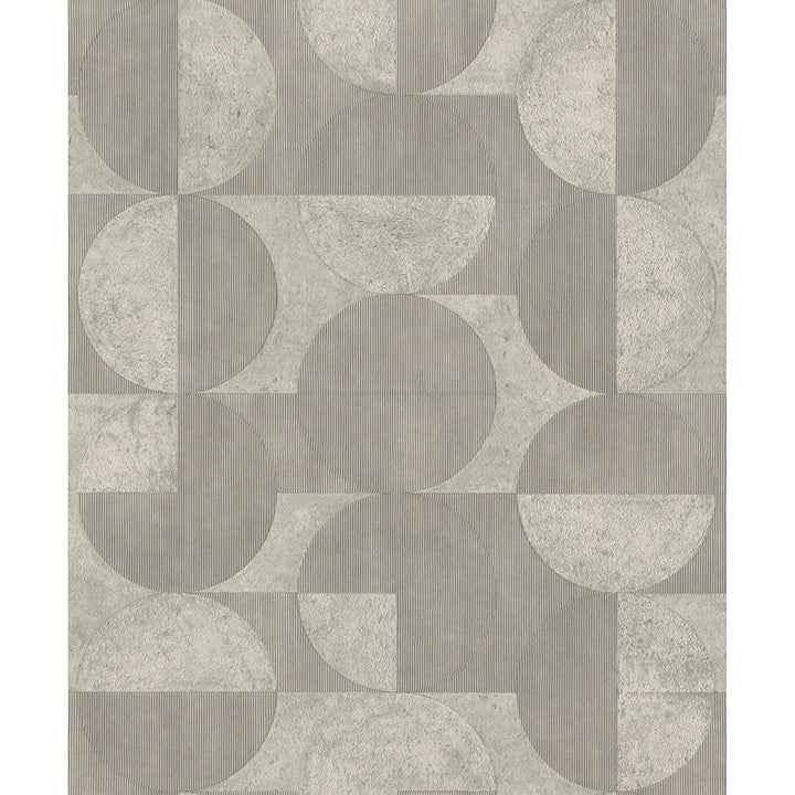 Barcelo Grey Circles Wallpaper - York Wallcoverings - 2980-521351 - York Wallcoverings Wallpaper