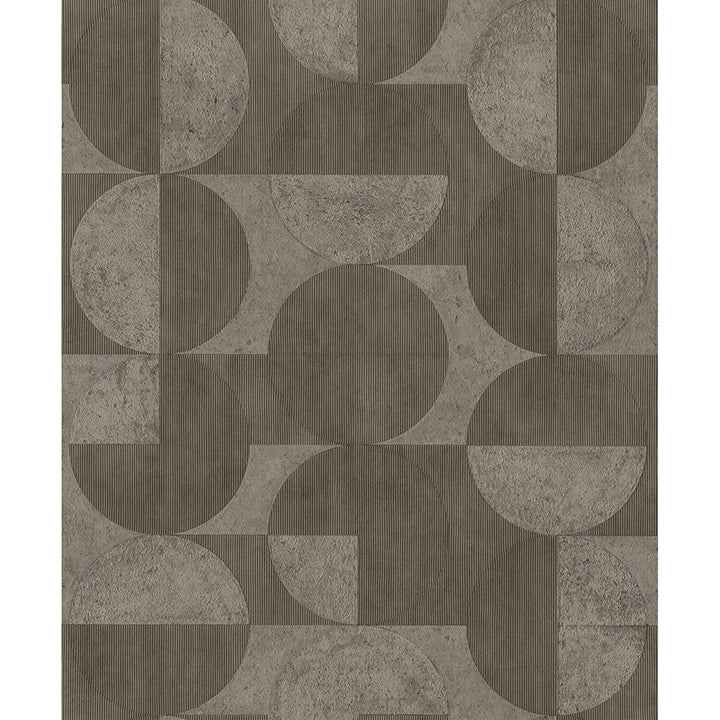 Barcelo Brown Circles Wallpaper - York Wallcoverings - 2980-521368 - York Wallcoverings Wallpaper