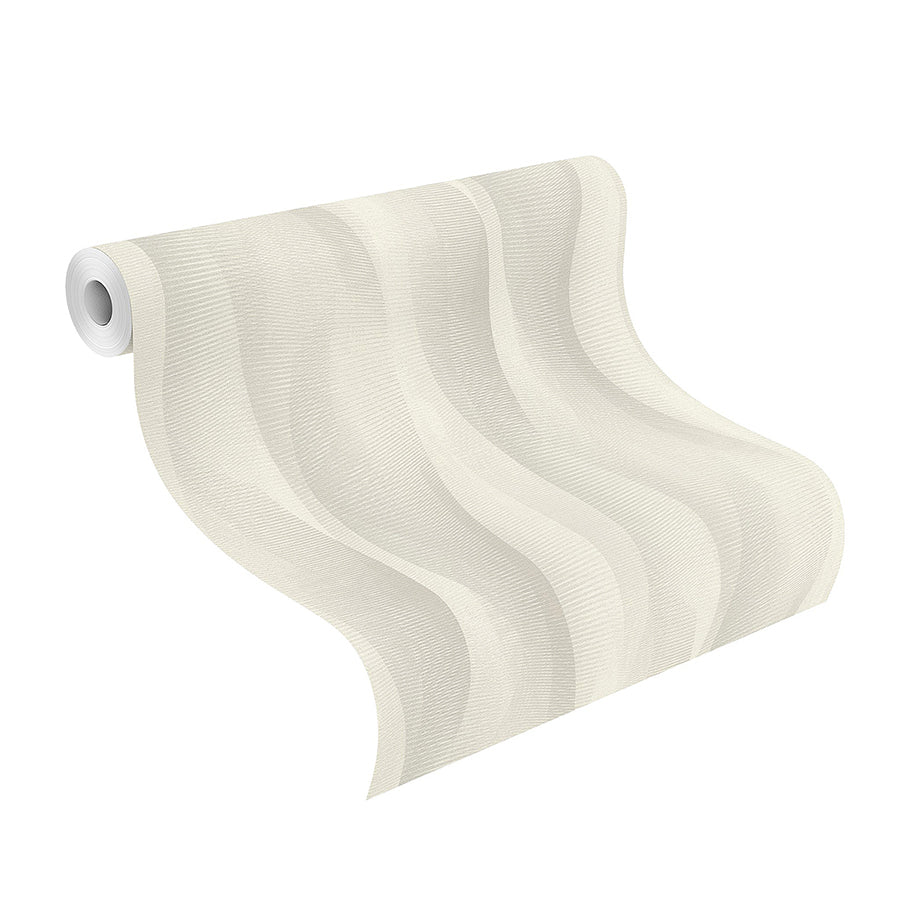 currin-light-grey-wave-wallpaper-york-wallcoverings-2980-651508 - York Wallcoverings Wallpaper