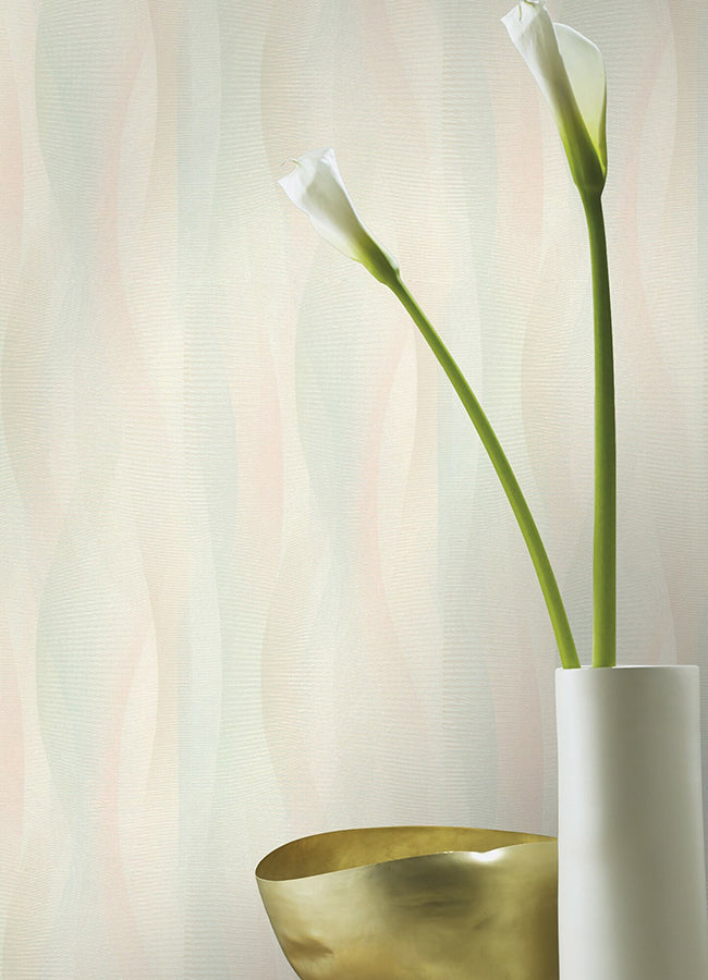 currin-pastel-wave-wallpaper-york-wallcoverings-2980-651522 - York Wallcoverings Wallpaper