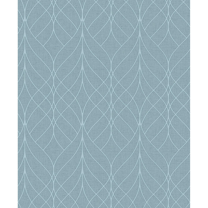 hartley-blue-geo-wallpaper-york-wallcoverings-2980-m41901 - York Wallpaper Wallpaper