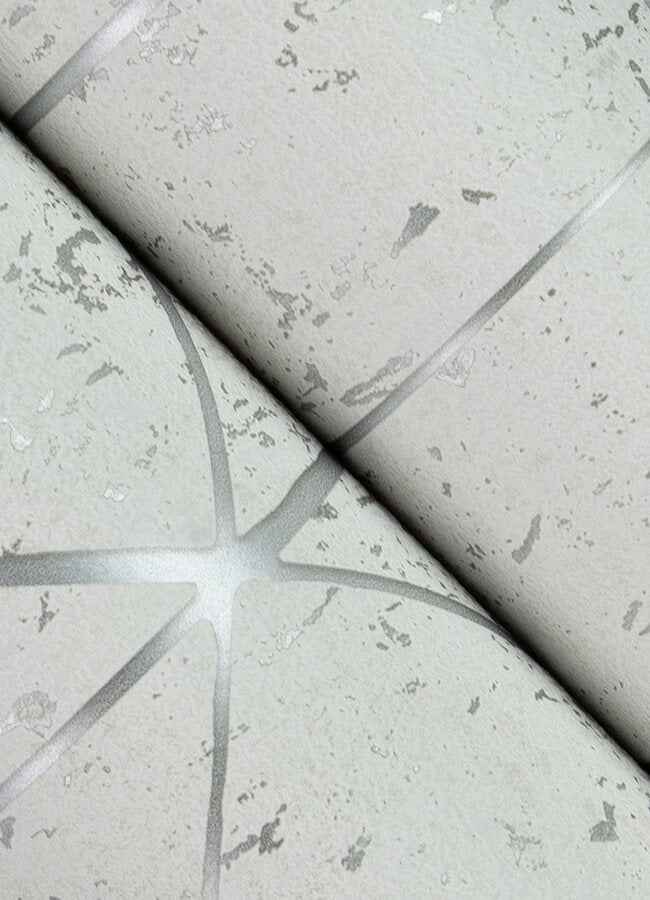 Hayden White Concrete Trellis Wallpaper - York Wallcoverings - 4125-26700 - York Wallcoverings Wallpaper