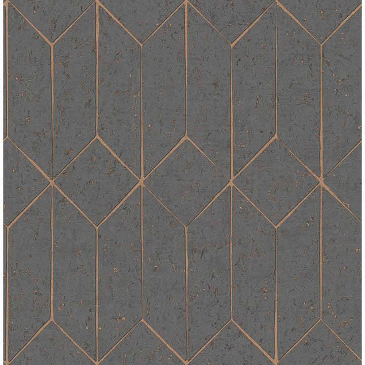hayden-charcoal-concrete-trellis-wallpaper-york-wallcoverings-4125-26701 - York Wallcoverings Papel pintado