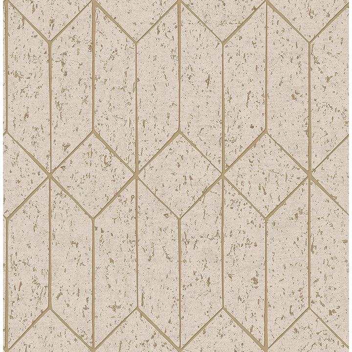 hayden-bone-concrete-trellis-wallpaper-york-wallcoverings-4125-26702 - York Wallcoverings Papel pintado