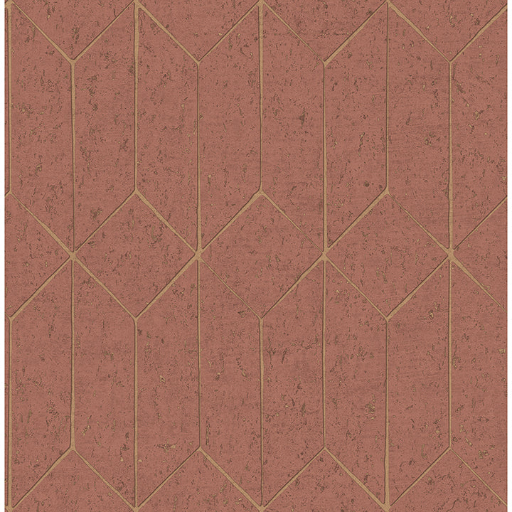 hayden-raspberry-concrete-trellis-wallpaper-york-wallcoverings-4125-26703 - York Wallpaper Wallpaper
