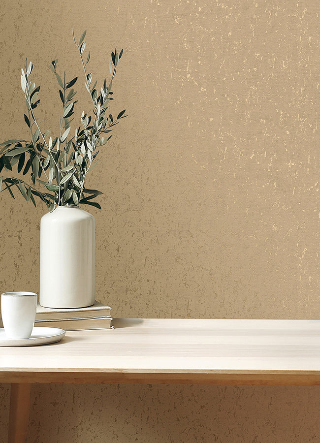 callie-light-brown-concrete-wallpaper-york-wallcoverings-4125-26710 - York Wallcoverings Wallpaper