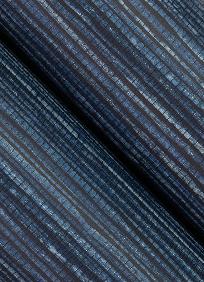 alton-indigo-faux-grasscloth-wallpaper-york-wallcoverings-4125-26712 - York Wallcoverings Wallpaper