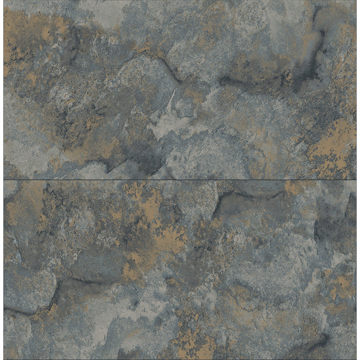 aria-slate-marbled-tile-wallpaper-york-wallcoverings-4125-26734 - York Wallcoverings Wallpaper