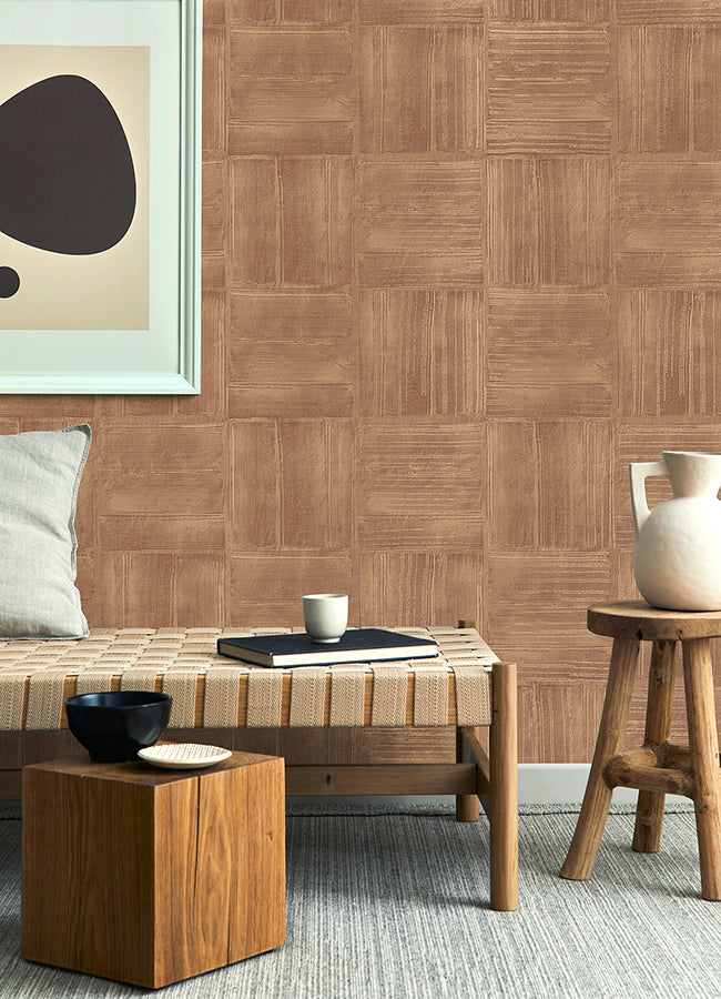 jasper-rust-block-texture-wallpaper-york-wallcoverings-4125-26736 - York Wallcoverings Papel pintado