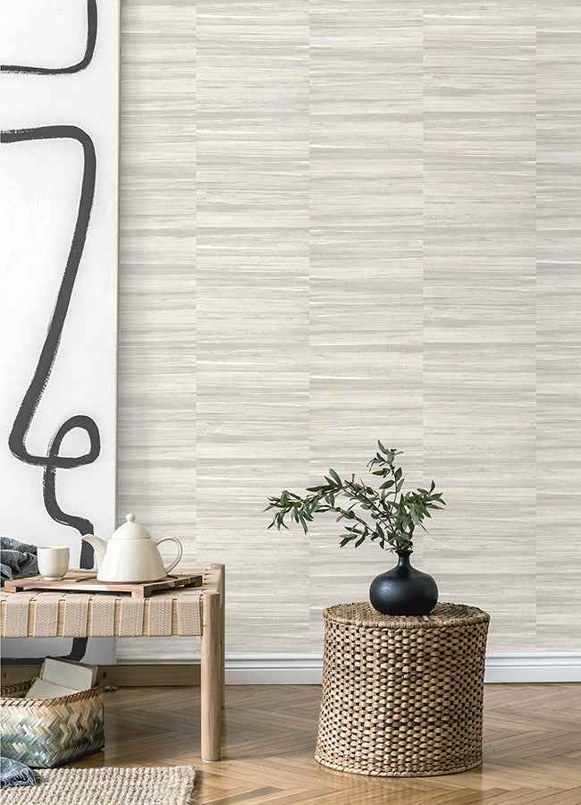 Rowan White Faux Grasscloth Wallpaper - York Wallcoverings - 4125-26744 - York Wallcoverings Wallpaper
