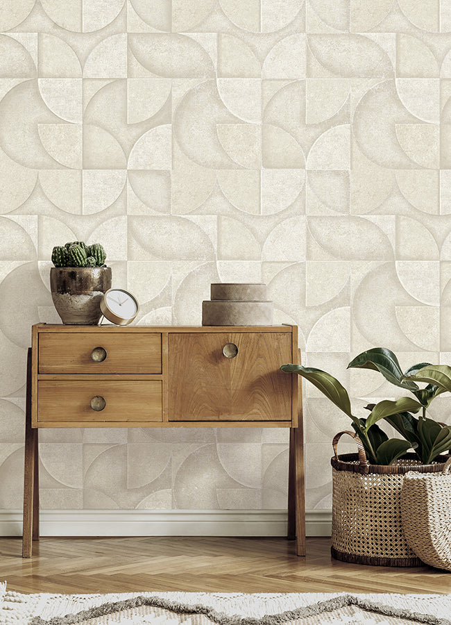 addison-stone-retro-geo-wallpaper-york-wallcoverings-4125-26747 - York Wallpaper Wallpaper