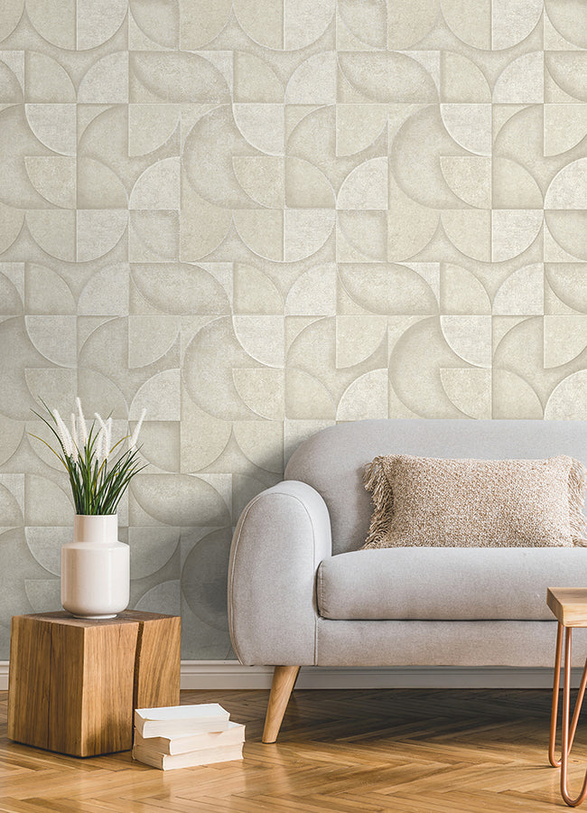addison-stone-retro-geo-wallpaper-york-wallcoverings-4125-26747 - York Wallpaper Wallpaper