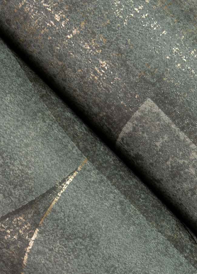 Addison Charcoal Retro Geo Wallpaper - York Wallcoverings - 4125-26750 - York Wallcoverings Wallpaper