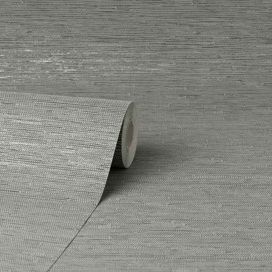 Mephi Grey Grasscloth Wallpaper - York Wallcoverings - FD43155 - York Wallcoverings Wallpaper