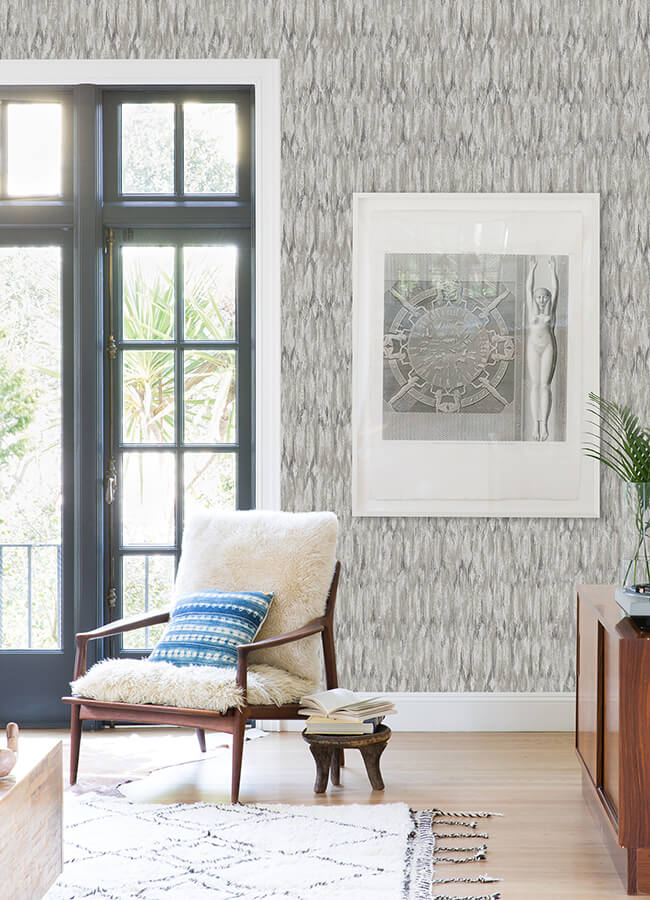 kintana-silver-abstract-trellis-wallpaper-york-wallcoverings-4105-86605 - York Wallcoverings Papel pintado