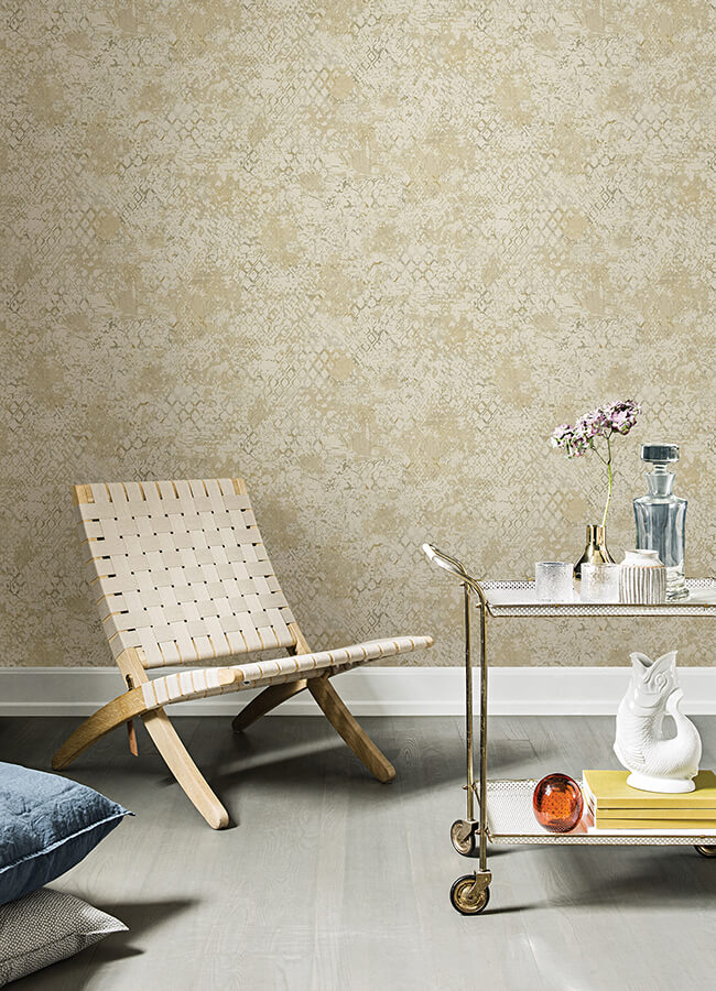 zilarra-taupe-abstract-snakeskin-wallpaper-york-wallcoverings-4105-86617 - York Wallcoverings Papel pintado