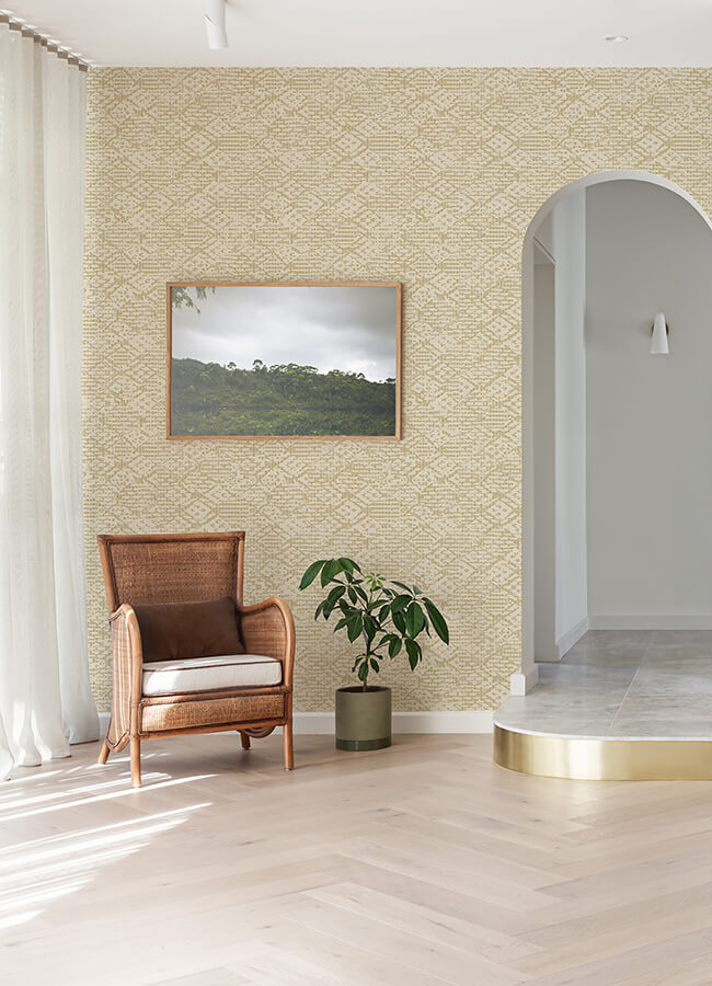 helene-gold-glitter-geometric-wallpaper-york-wallcoverings-4105-86622 - York Wallcoverings Wallpaper