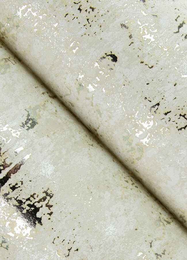 Diorite Silver Splatter Wallpaper - York Wallcoverings - 4105-86641 - York Wallcoverings Wallpaper
