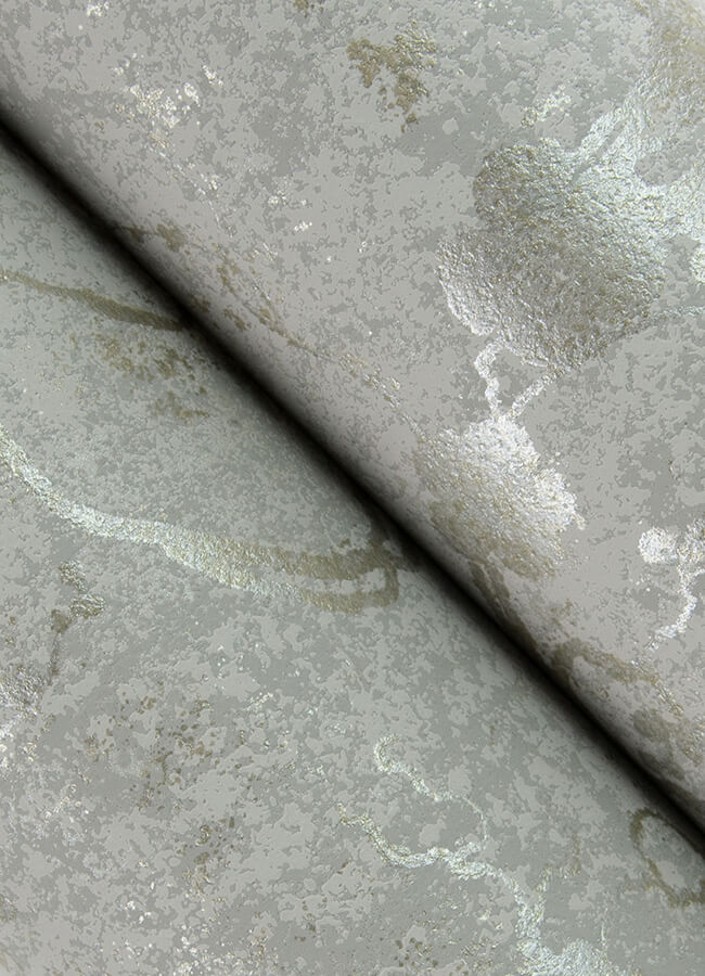 mahina-pewter-floral-vine-wallpaper-york-wallcoverings-4105-86650 - York Wallcoverings Papel pintado