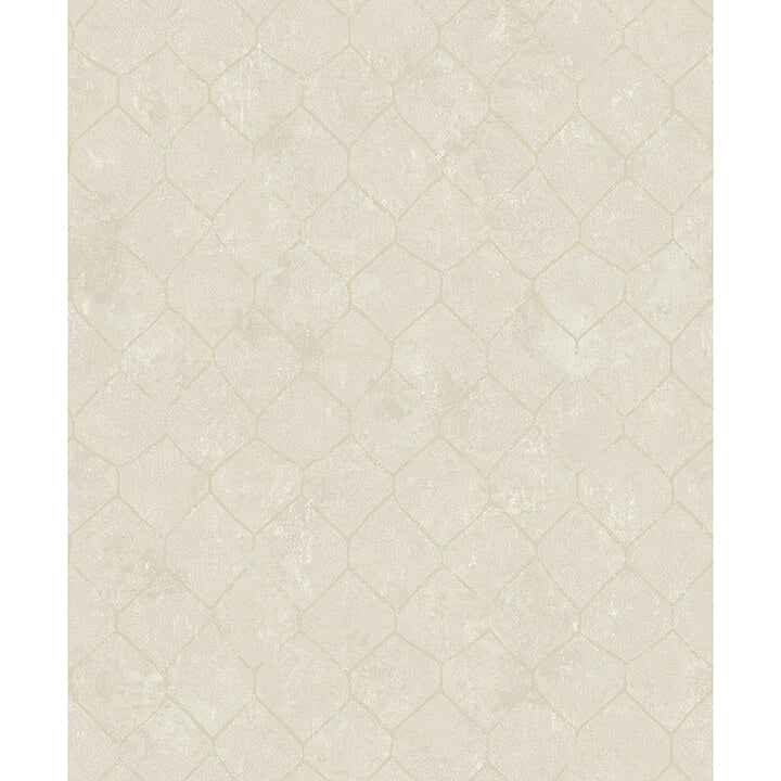 Rauta Pearl Hexagon Tile Wallpaper - York Wallcoverings - 4105-86652 - York Wallcoverings Wallpaper