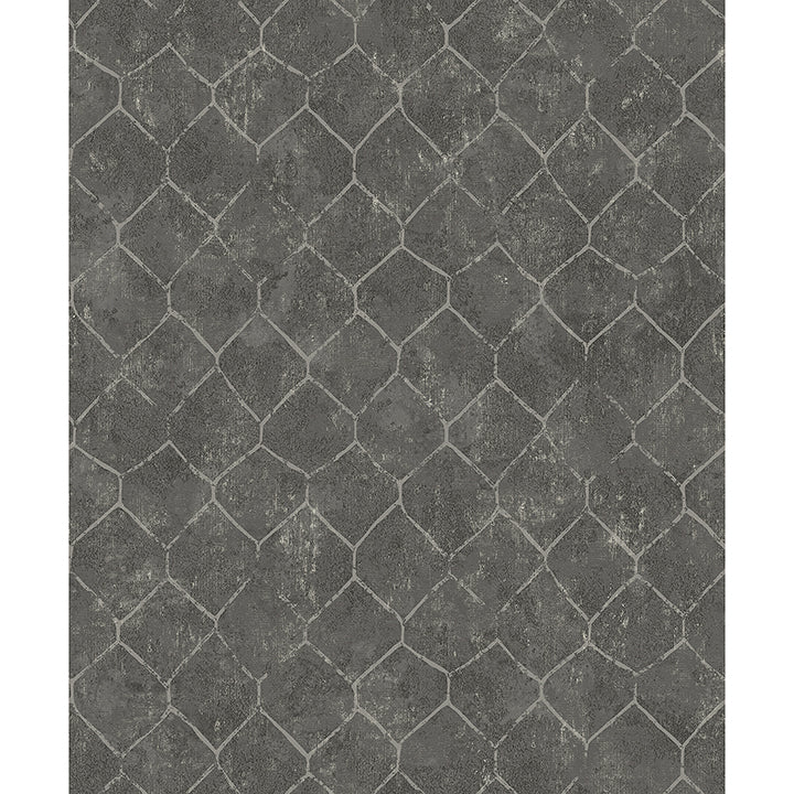 rauta-pewter-hexagon-tile-wallpaper-york-wallcoverings-4105-86654