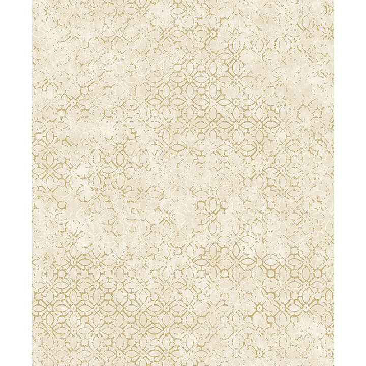 khauta-champagne-floral-geometric-wallpaper-york-wallcoverings-4105-86663 - York Wallcoverings Wallpaper