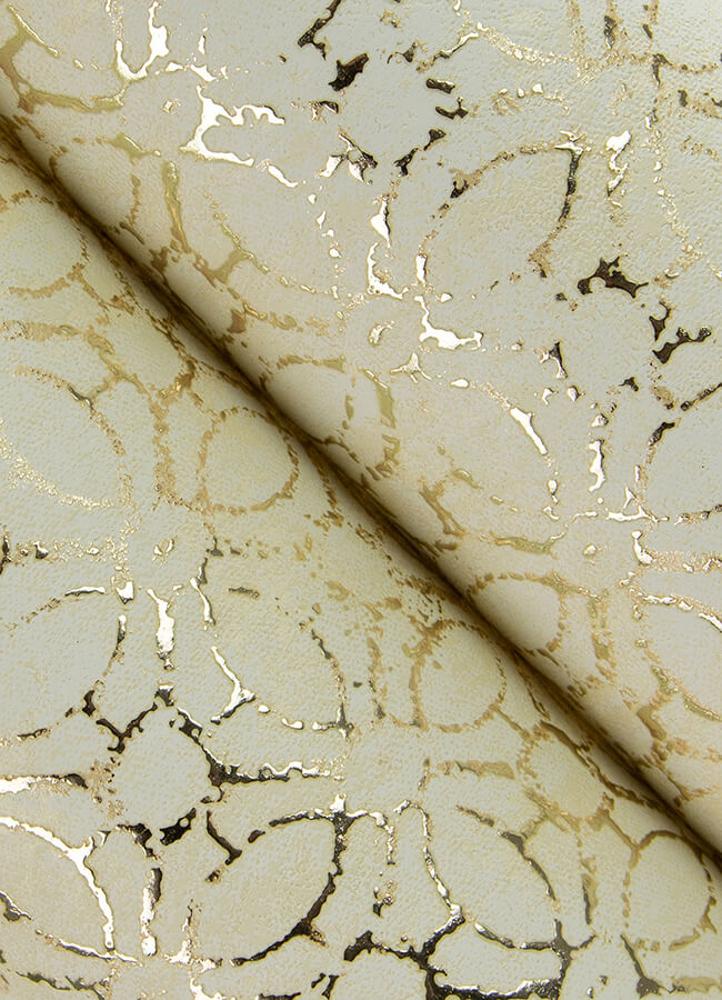 khauta-gold-floral-geometric-wallpaper-york-wallcoverings-4105-86664 - York Wallcoverings Papel pintado