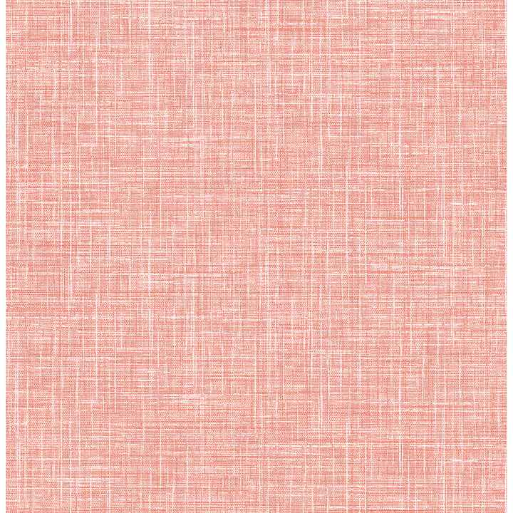 Emerson Coral Linen Wallpaper - York Wallcoverings - 4046-26355