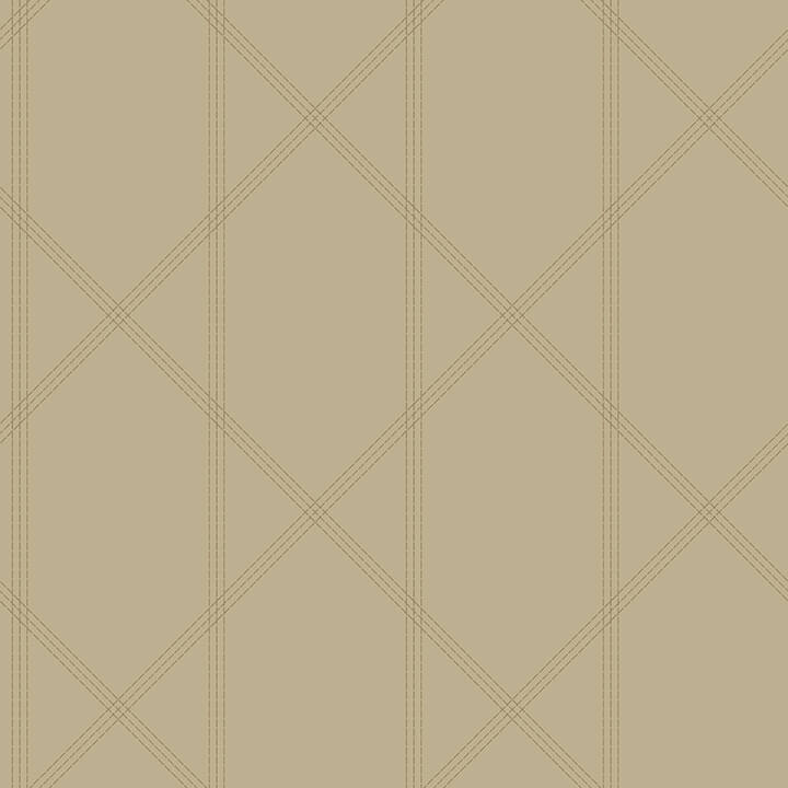 walcott-taupe-stitched-trellis-wallpaper-york-wallcoverings-4074-26610 - York Wallpaper Wallpaper