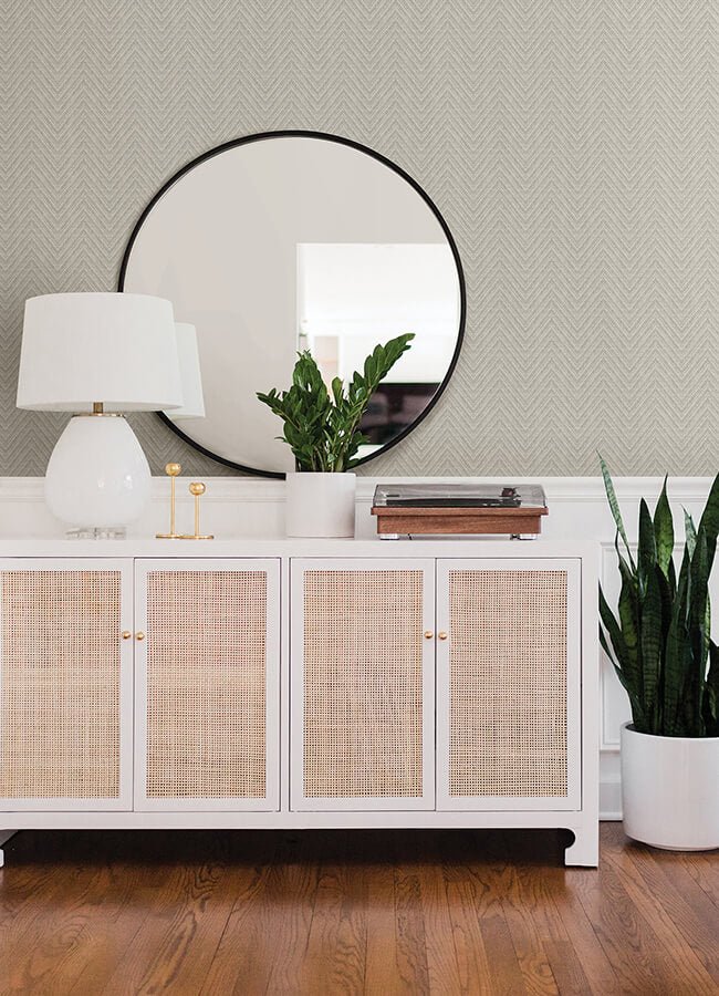 glynn-light-grey-chevron-wallpaper-york-wallcoverings-4074-26652 - York Wallcoverings Wallpaper