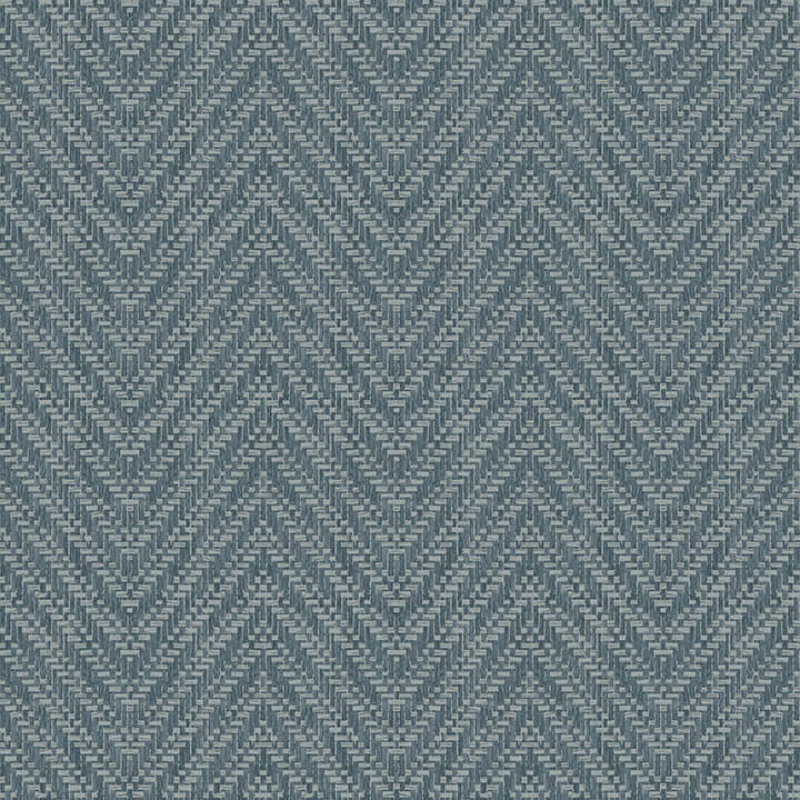 glynn-teal-chevron-wallpaper-york-wallcoverings-4074-26654 - York Wallcoverings Wallpaper