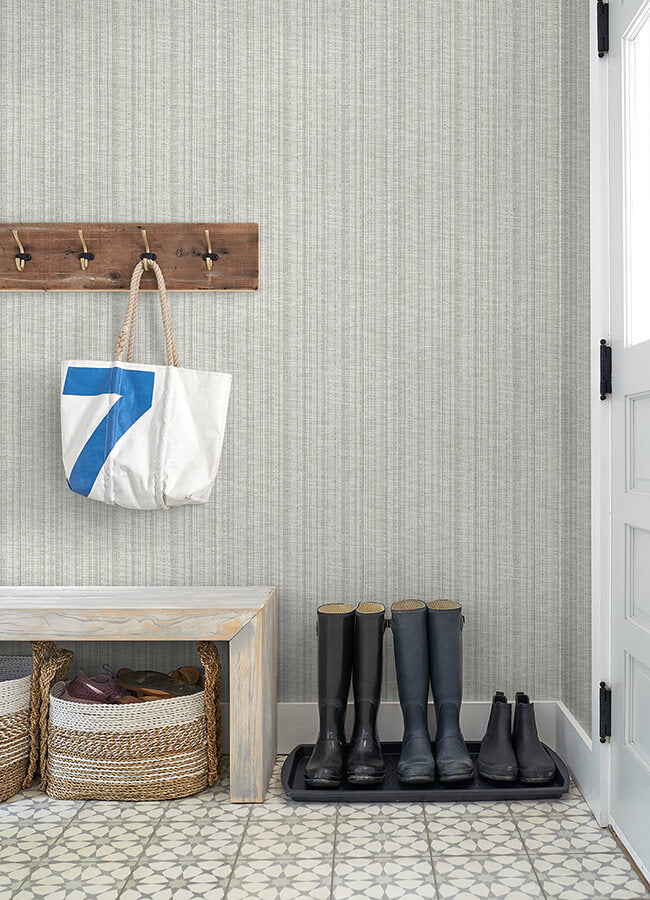 simon-grey-woven-texture-wallpaper-york-wallcoverings-4074-26657 - York Wallcoverings Wallpaper