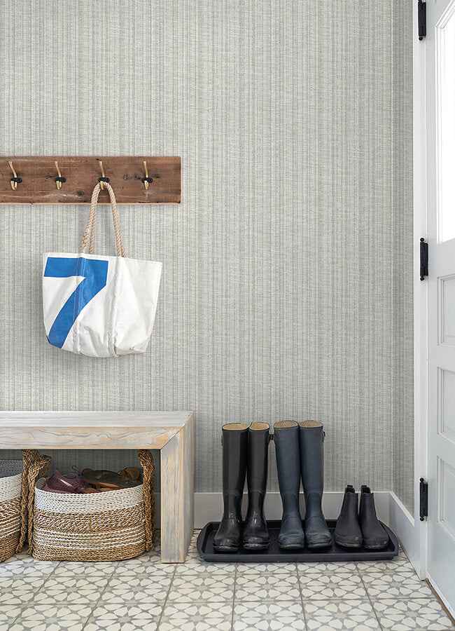 Simon Grey Woven Texture Wallpaper - York Wallcoverings - 4074-26657 - York Wallcoverings Wallpaper