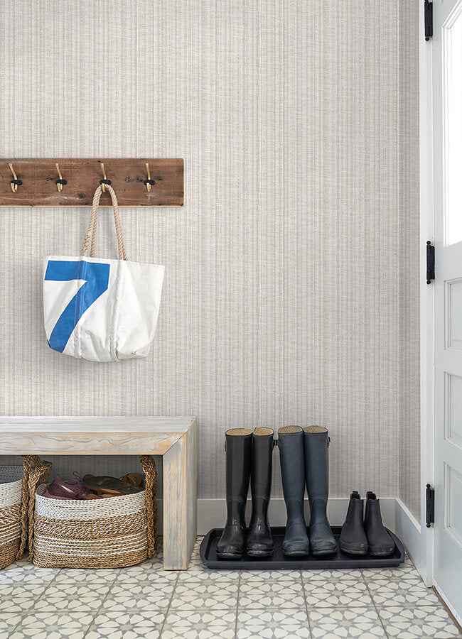 Simon Neutral Woven Texture Wallpaper - York Wallcoverings - 4074-26659 - York Wallcoverings Wallpaper