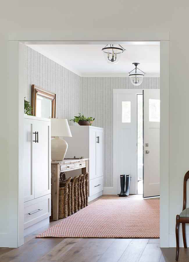 Simon Light Grey Woven Texture Wallpaper - York Wallcoverings - 4074-26660 - York Wallcoverings Wallpaper