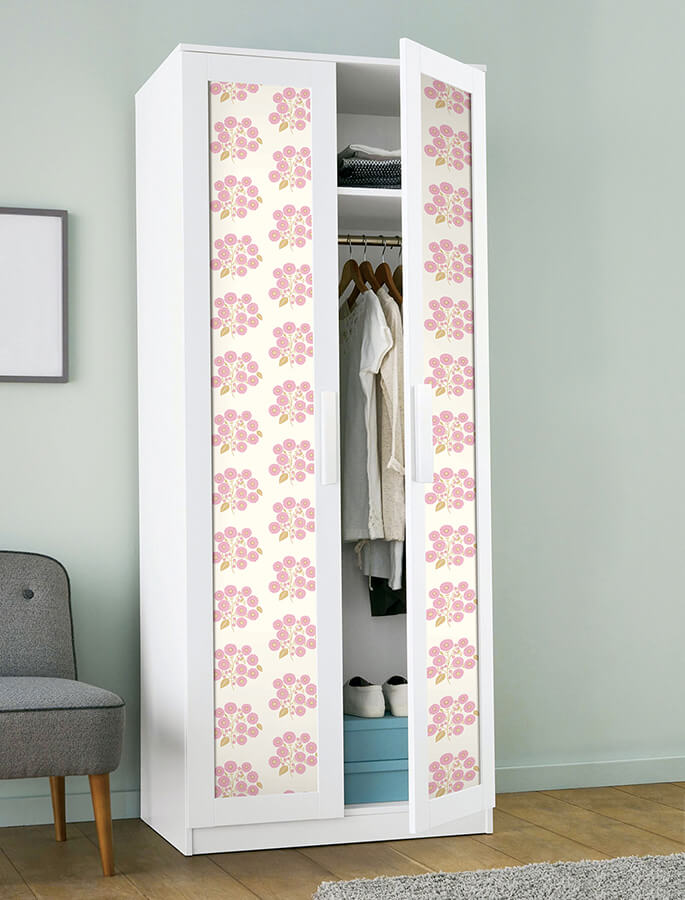 lilac-sienna-strawflower-peel-and-stick-wallpaper-york-wallcoverings-jhs5029 - York Wallcoverings Wallpaper